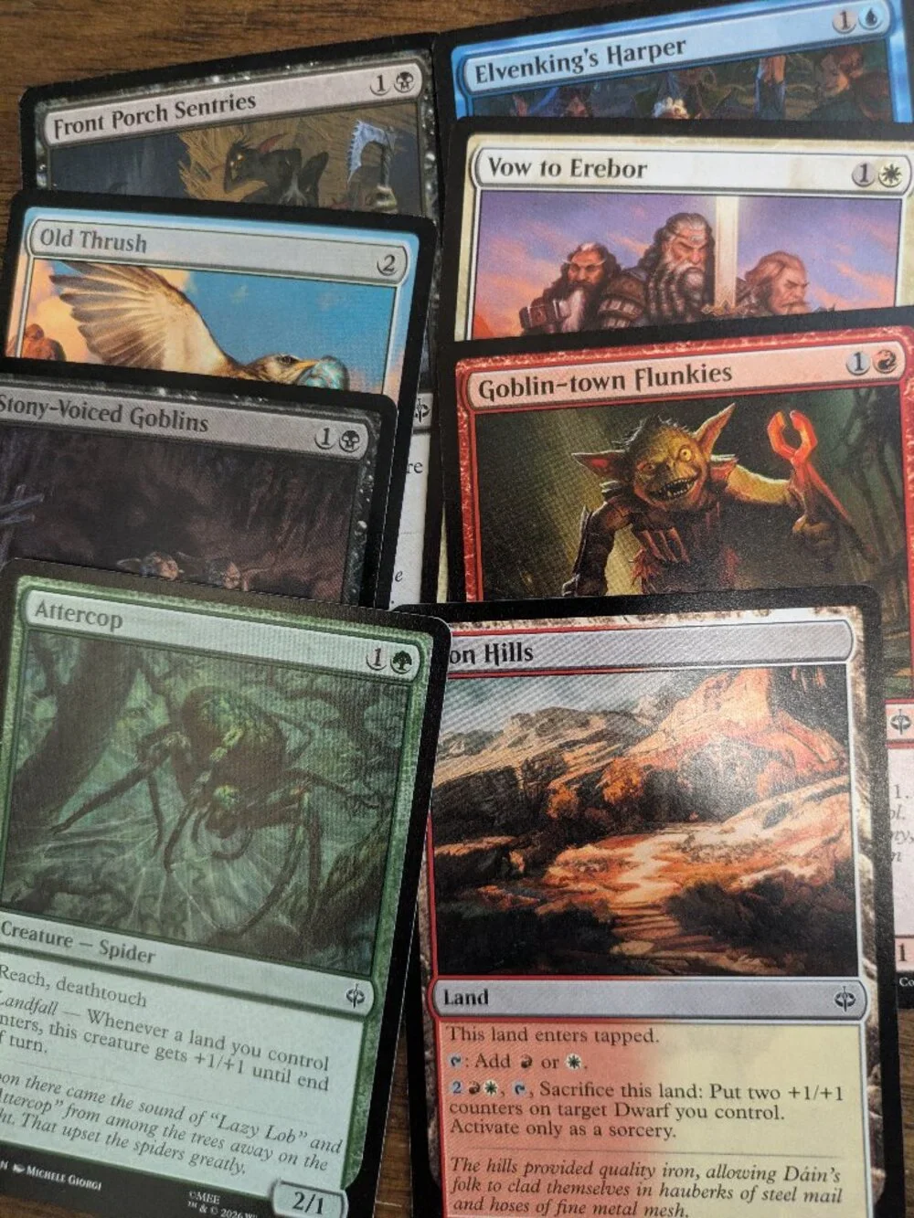 lot of 72 Magic the gathering Commons The Hobbit HOB